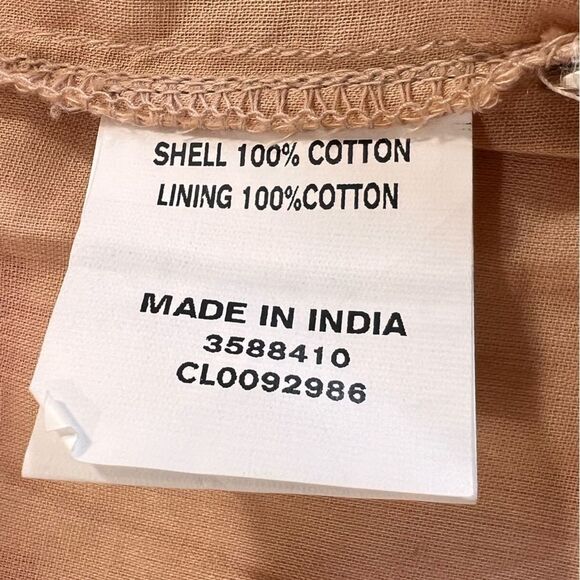 eShakti WAYWARD FANCIES Floral Tile Print Cotton Voile Wrap Dress - Picture 10 of 13